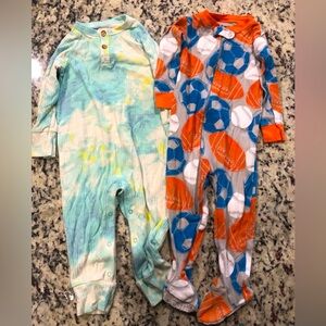 Set of two long sleeve pj’s 12 months